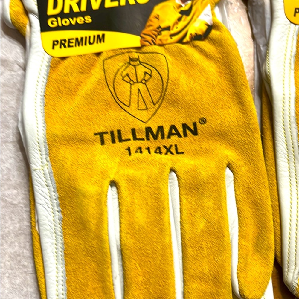Tillman Top Grain Cowhide Gloves Medium, XL size